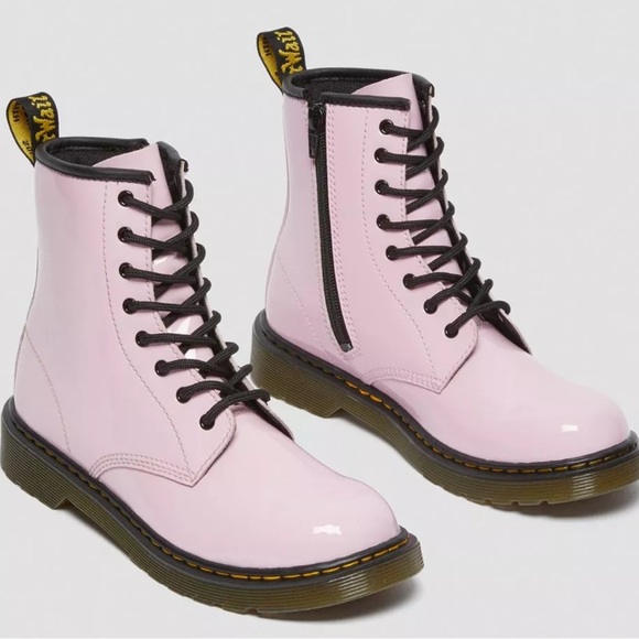 Dr. Martens Shoes - NWOB Dr. Martens 1460 boots in pale pink patent leather Women’s Sz 7